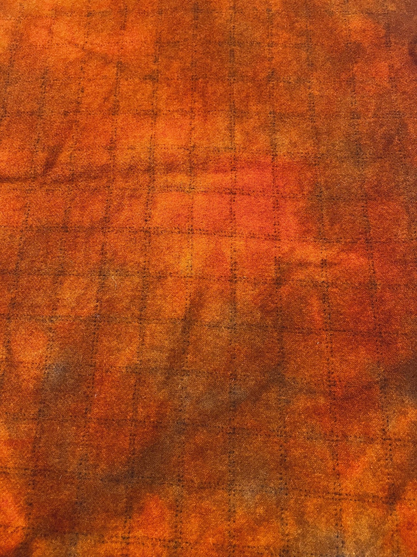 Hand Dyed Wool, 1/2 Yard, PUMPKIN PATCH