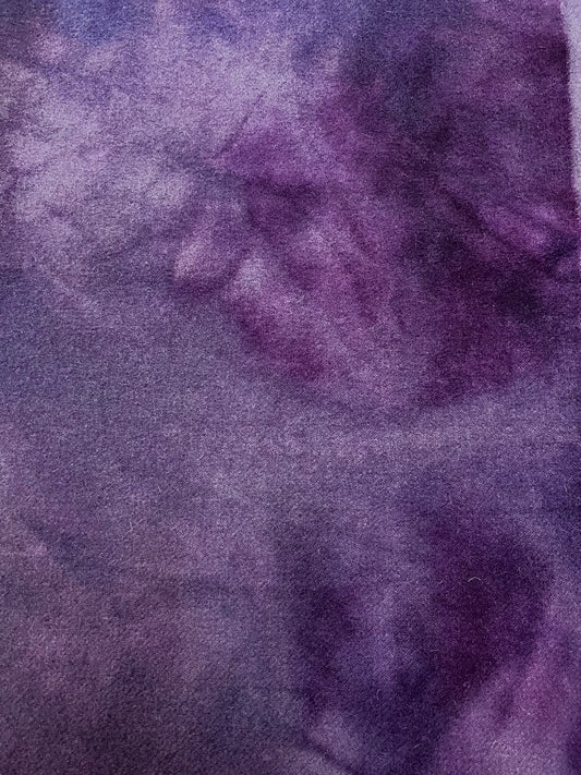 Hand Dyed Wool, Fat Quarter, WILD PURPLE ORCHID