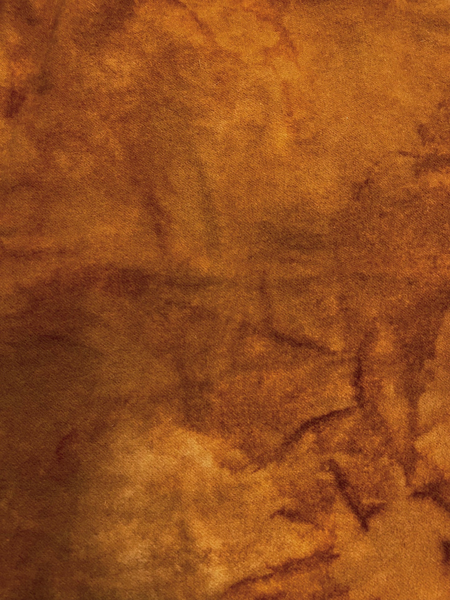 Hand Dyed Wool, Fat Quarter, REDWARE PLATE