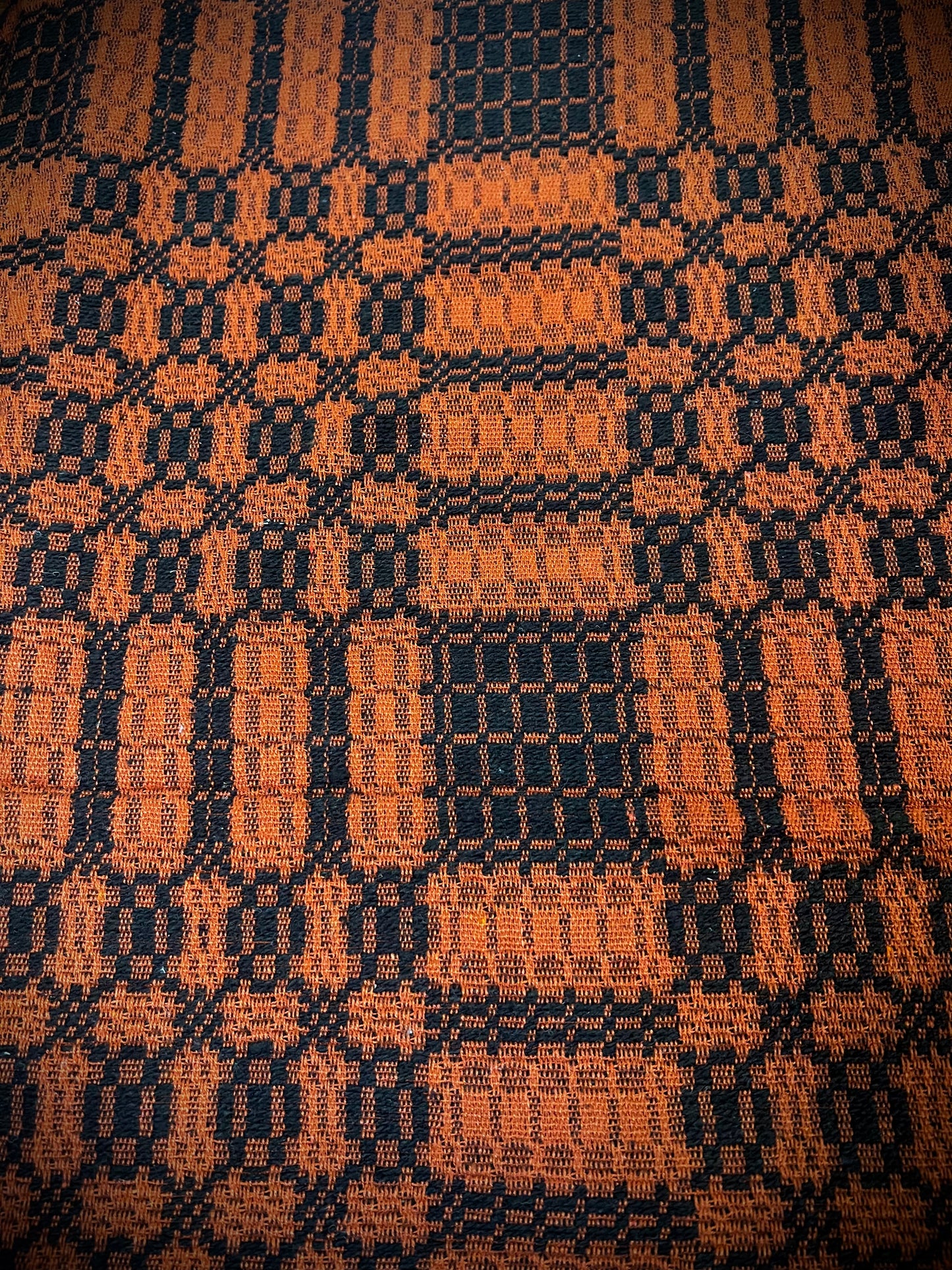 WESTBURY WEAVE, Pumpkin/Black