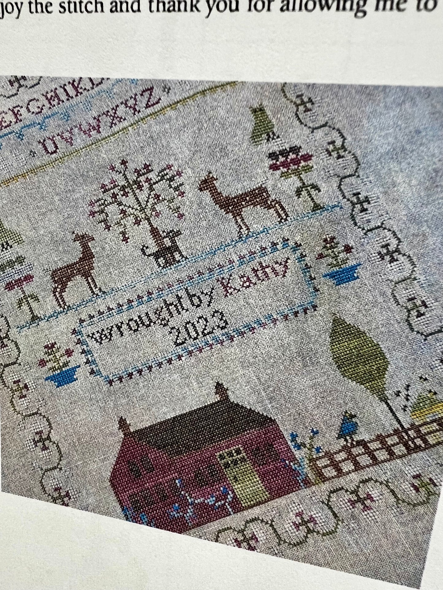 Pattern, KATHY'S SAMPLER 2023, PAPER CHART