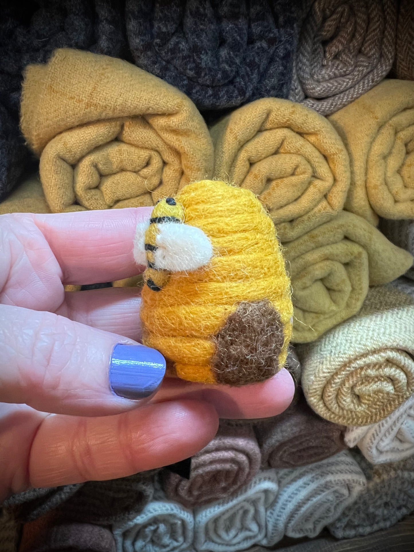 Ornament, Felt Mini, BEE HOUSE