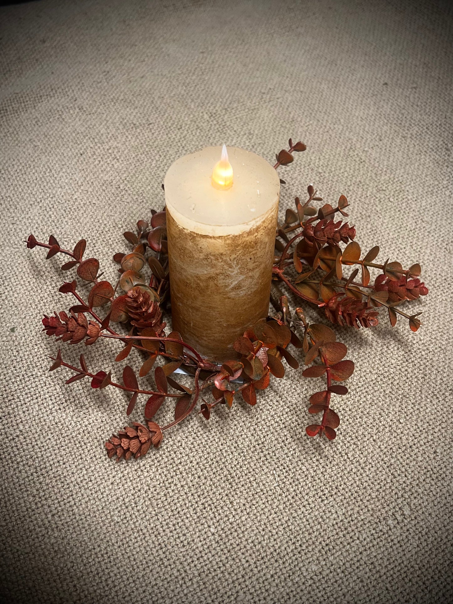 Candle Ring, Small, 2.5", EUCALYPTUS & HOPS