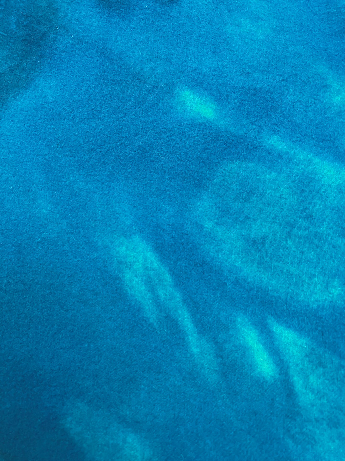 Hand Dyed Wool, Fat Quarter, PACIFIC BLUE