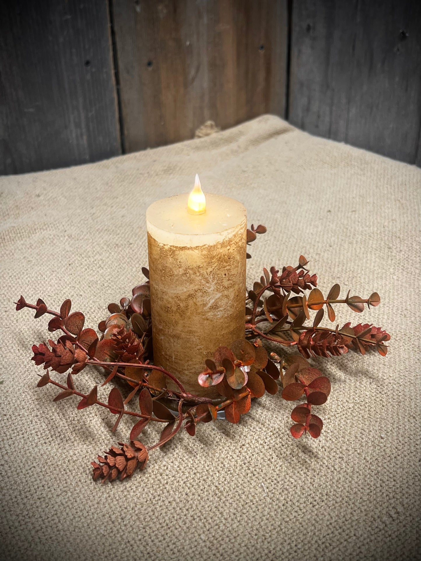 Candle Ring, Small, 2.5", EUCALYPTUS & HOPS