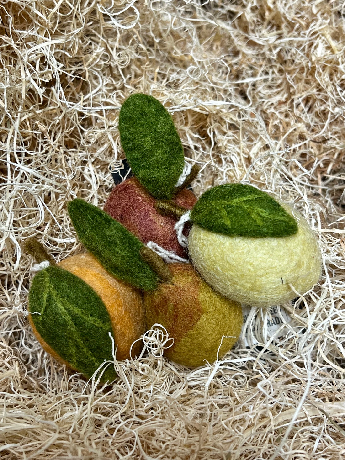 Fruit, Felted, PEAR, YELLOW