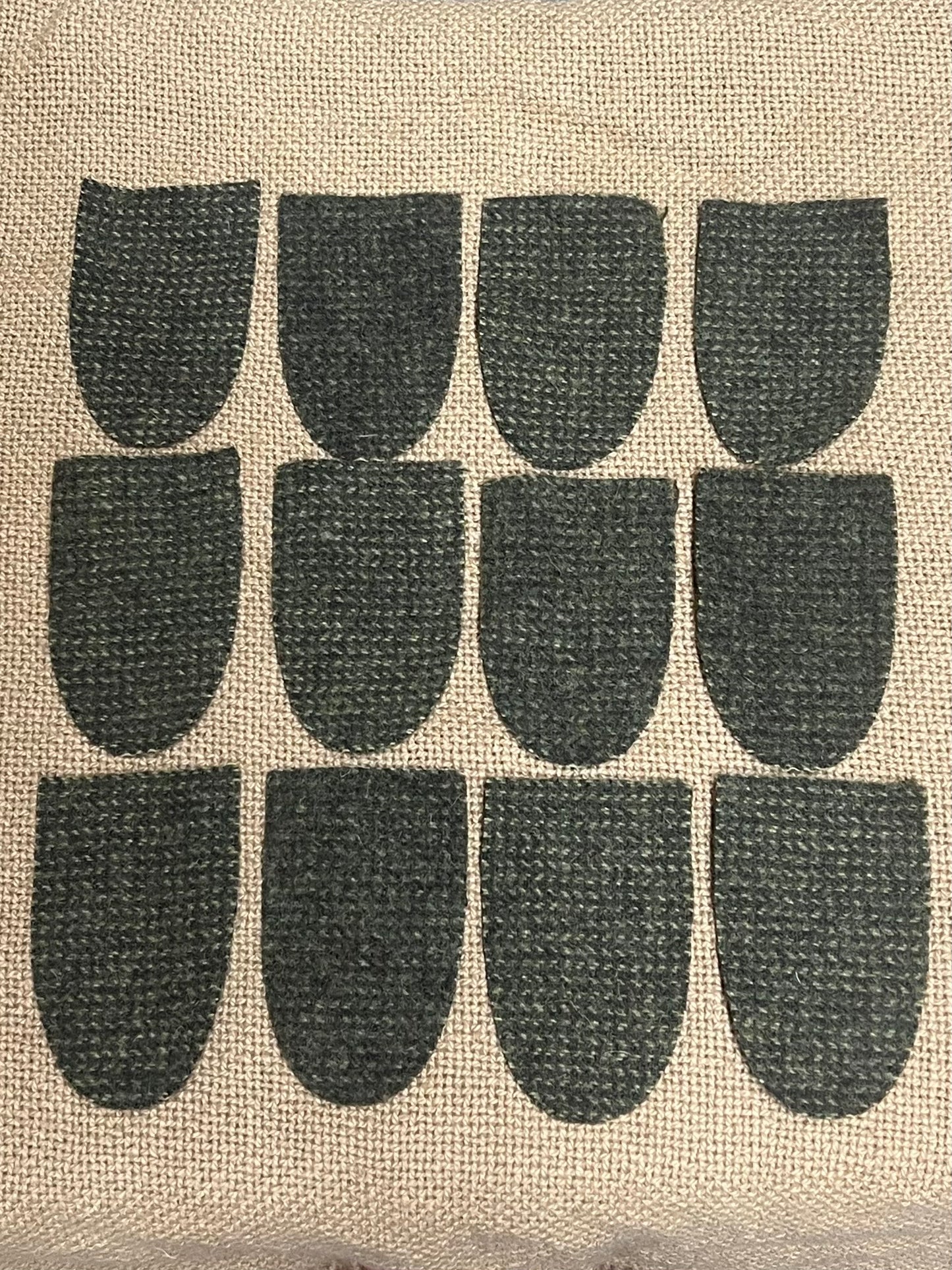 WOOL TABS, Large, 3"x 2”, Assorted Colors