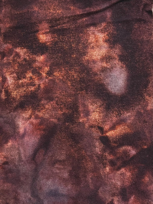 Hand Dyed Wool, Fat Quarter, CRANBERRY MUFFIN