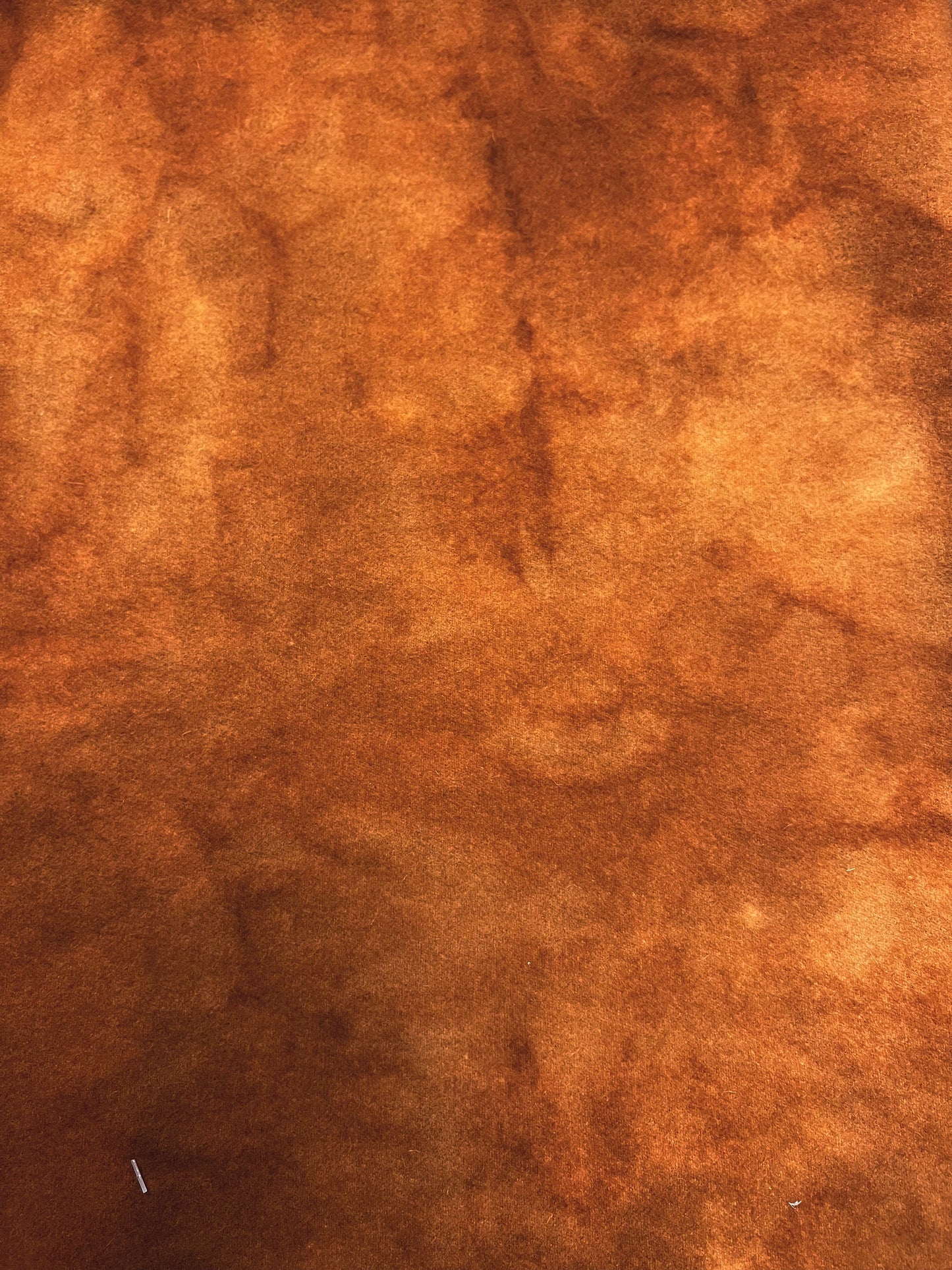 Hand Dyed Wool, 1/2 Yard, TERRA COTTA