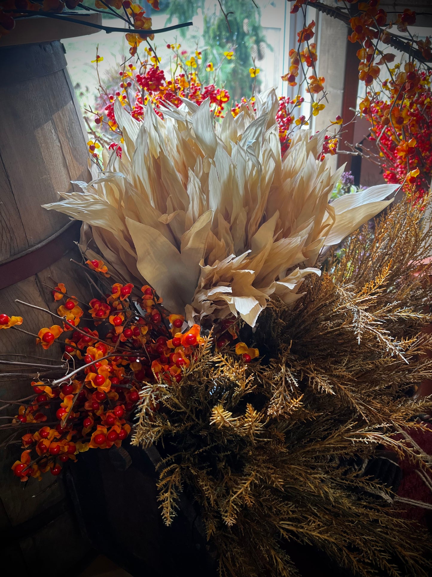 Bunch, 18", HARROWED HUSK