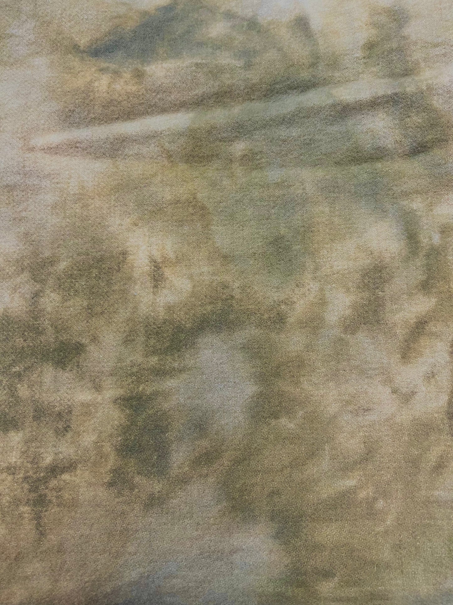 Hand Dyed Wool, 1/2 Yard, MUSHROOMS