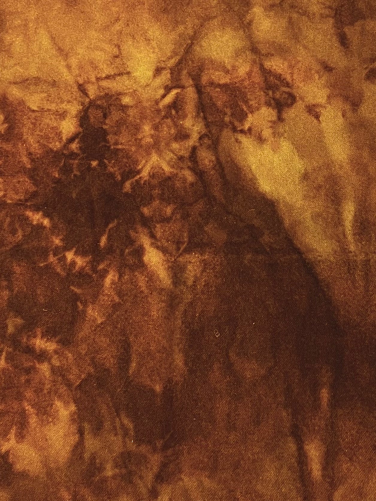 Hand Dyed Wool, FLAME