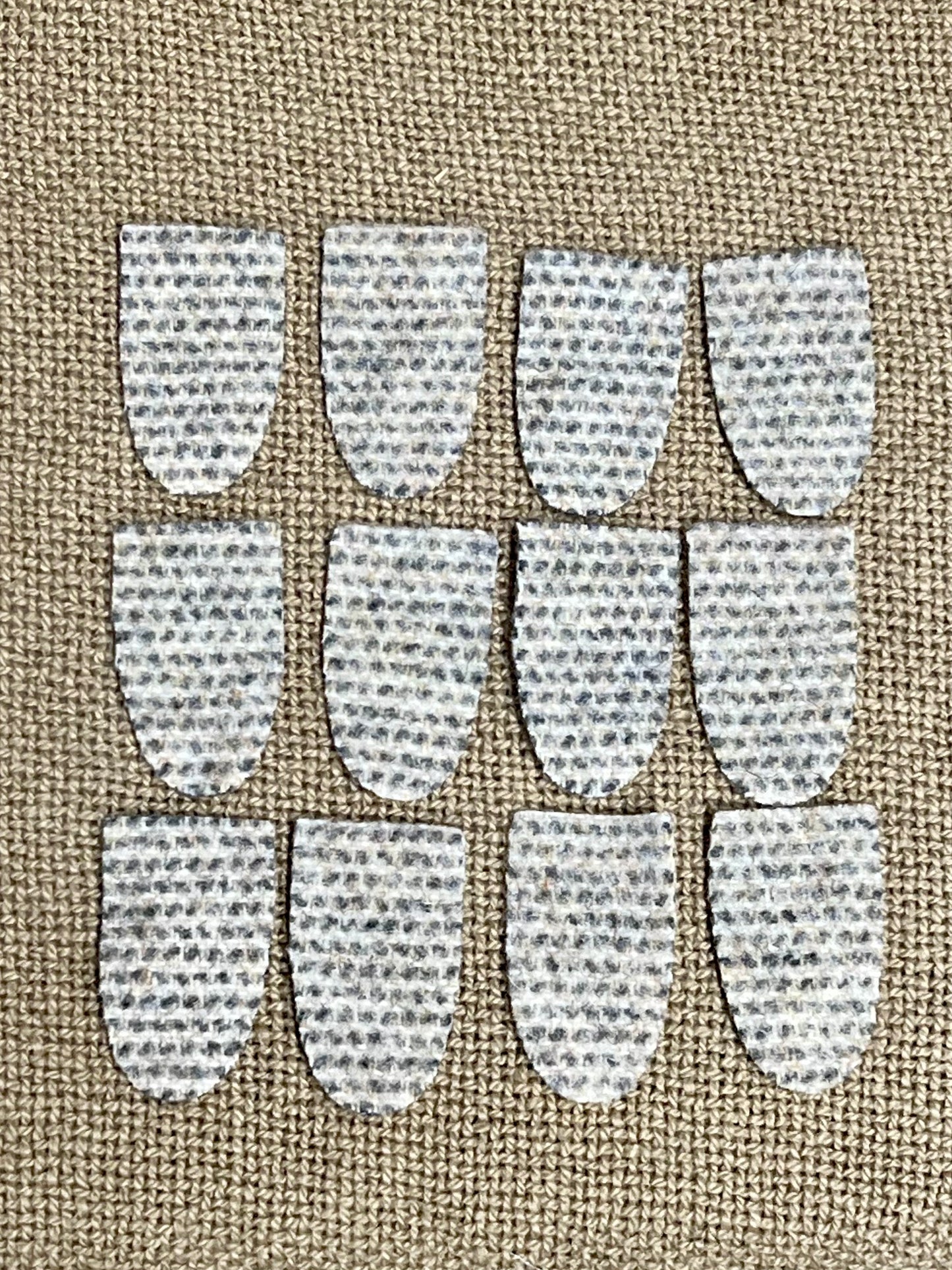 WOOL TABS, Small, 1.5” x 1”, Assorted Colors