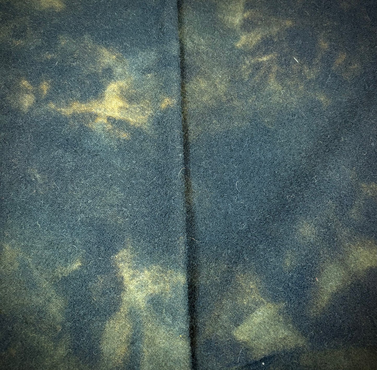Hand Dyed Wool, 11.5” x 56”, MIDNIGHT SHADOW