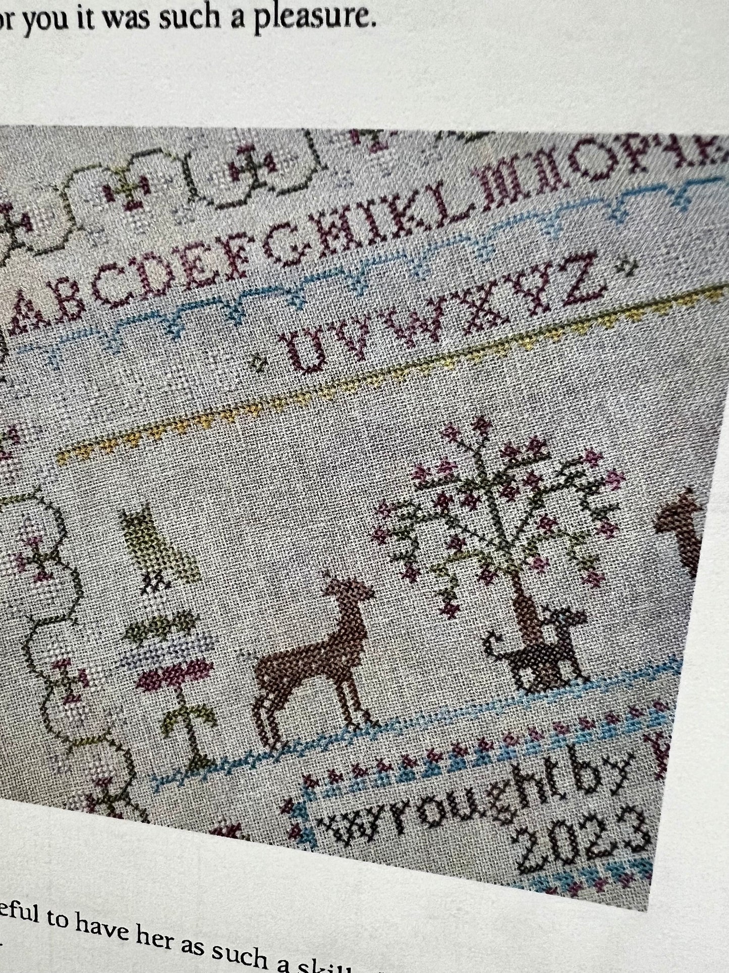 Pattern, KATHY'S SAMPLER 2023, PAPER CHART