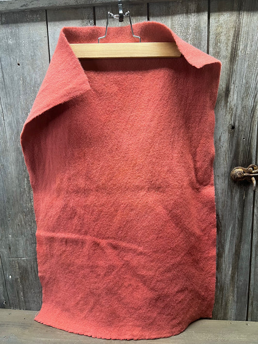 Hand Dyed Wool, Fat Quarter, CHEEKY PINK