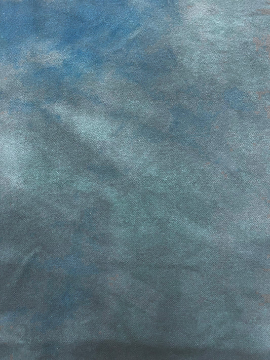 Hand Dyed Wool, Fat Quarter, ARCTIC BLUE