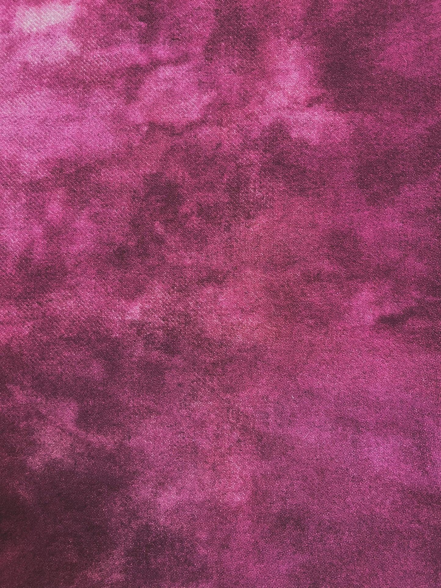 Hand Dyed Wool, 1/2 Yard, PLUM