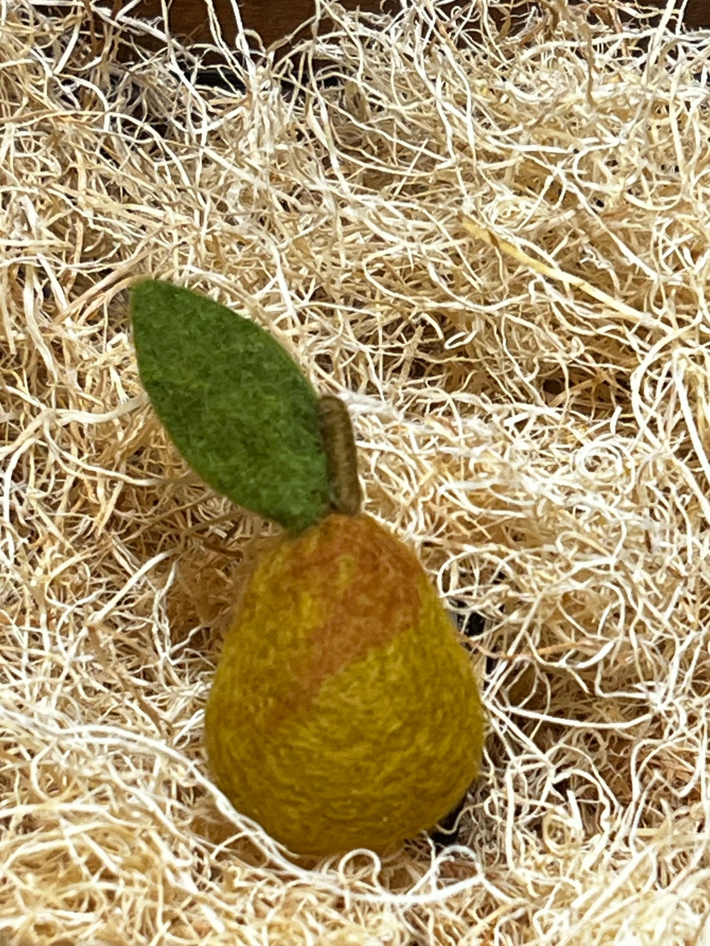 Fruit, Felted, PEAR, YELLOW