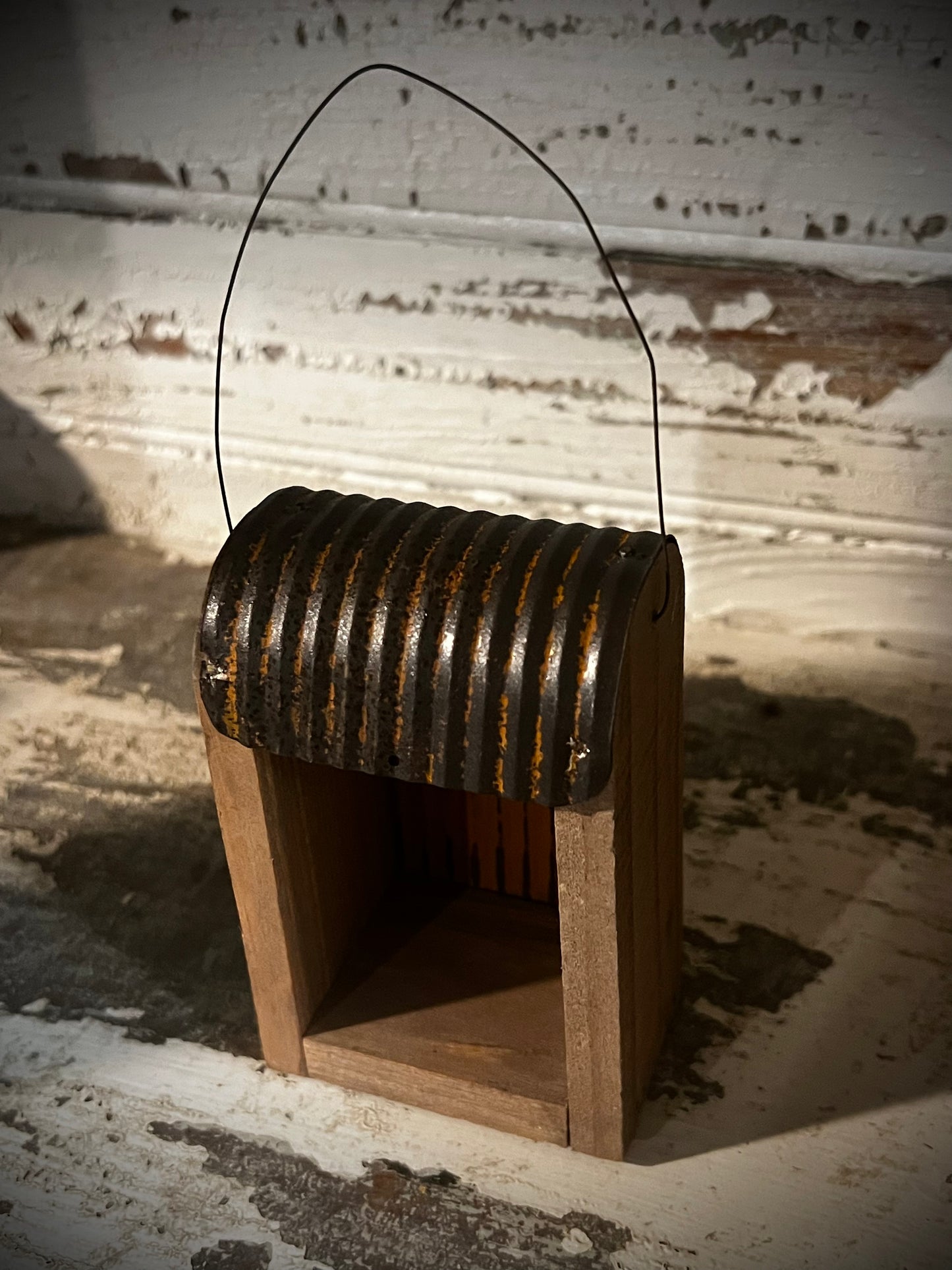 Tea Light Holder, TIN ROOF