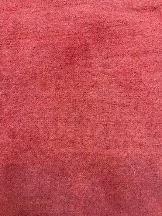 Hand Dyed Wool, Fat Quarter, VINTAGE ROSE