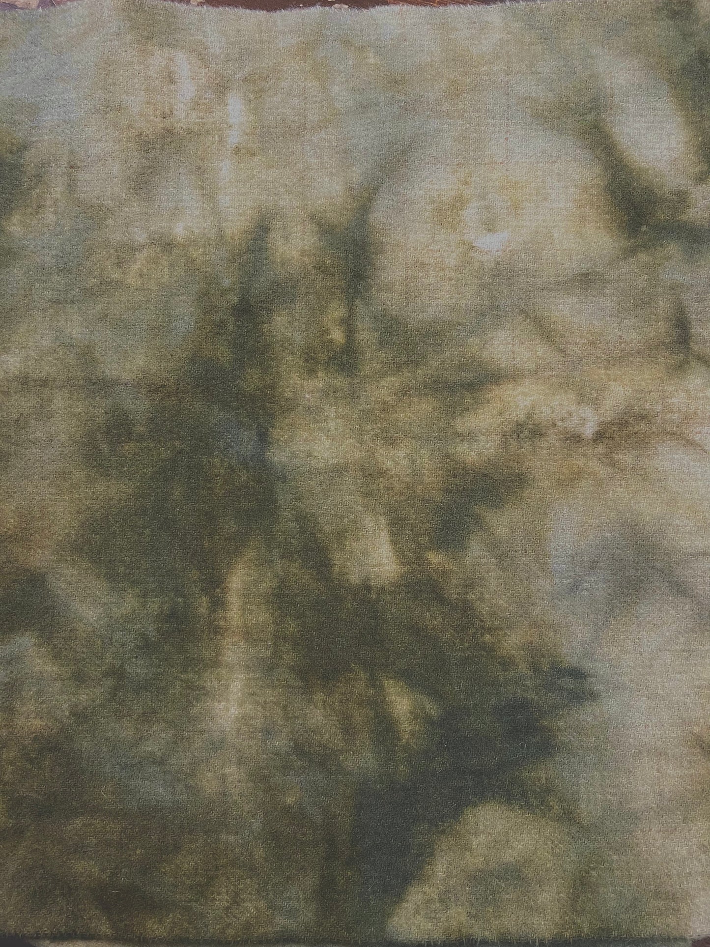 Hand Dyed Wool, 1/2 Yard, MUSHROOMS