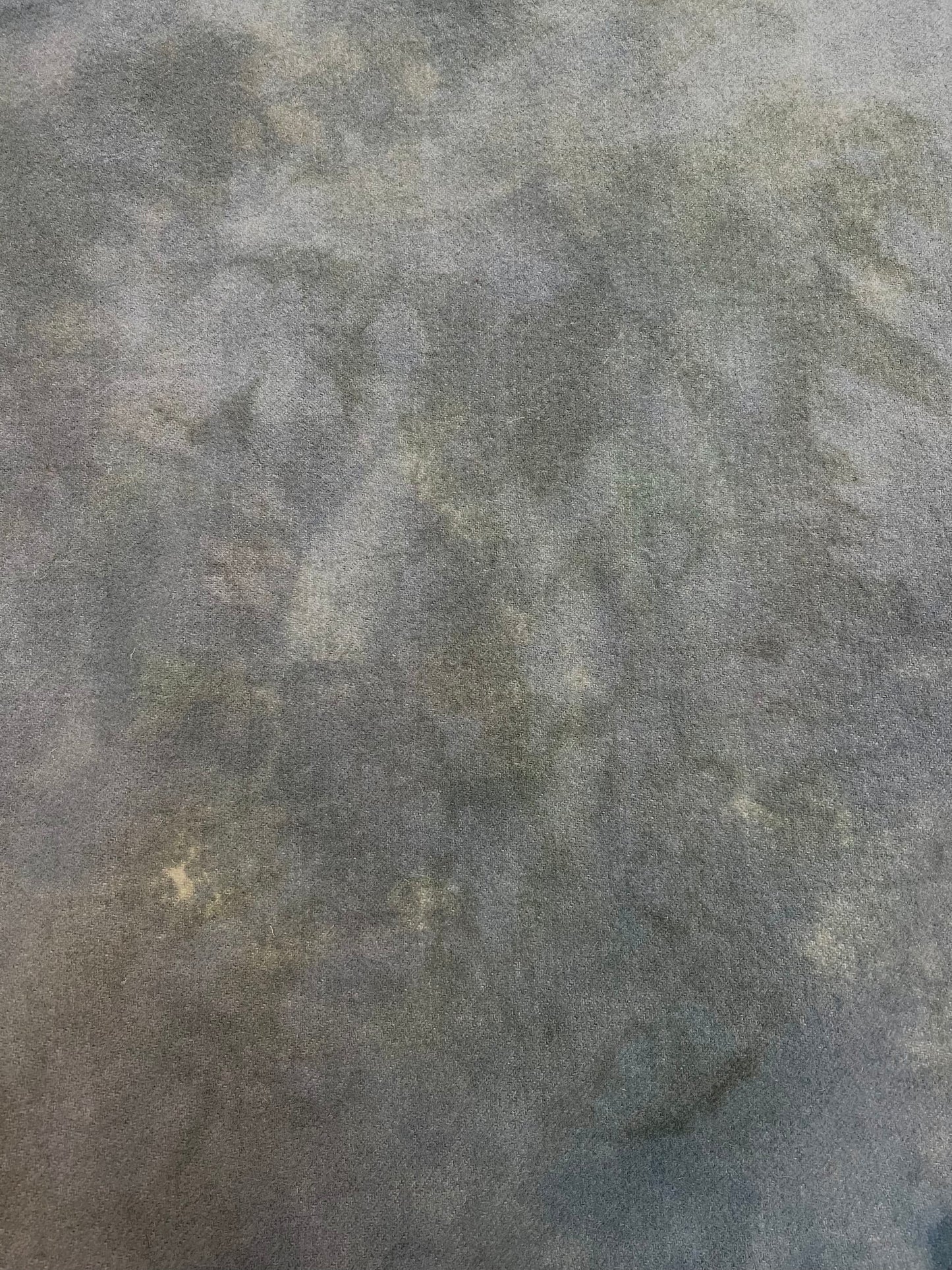 Hand Dyed Wool, 1/2 Yard, STORMY