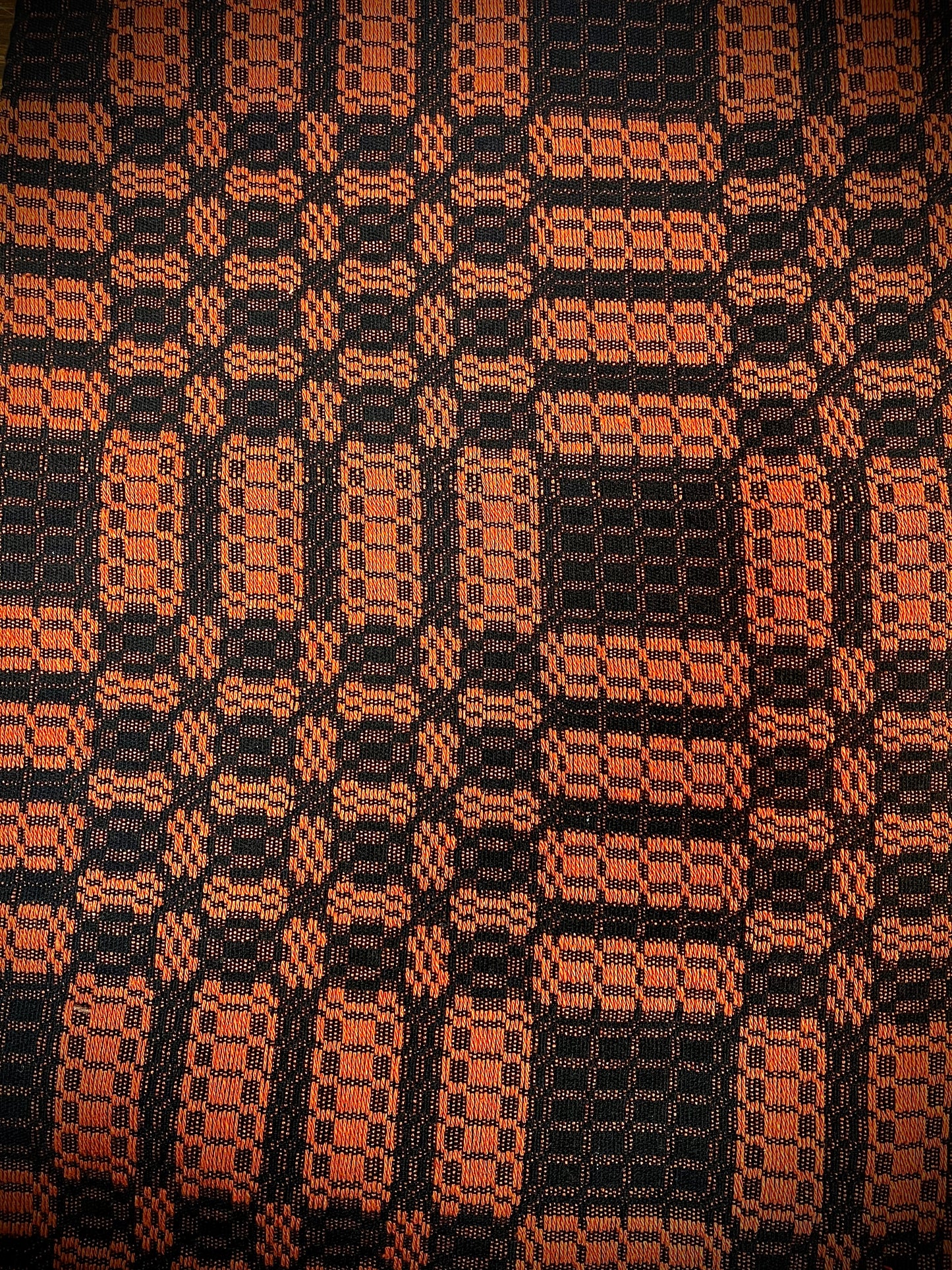 WESTBURY WEAVE, Pumpkin/Black