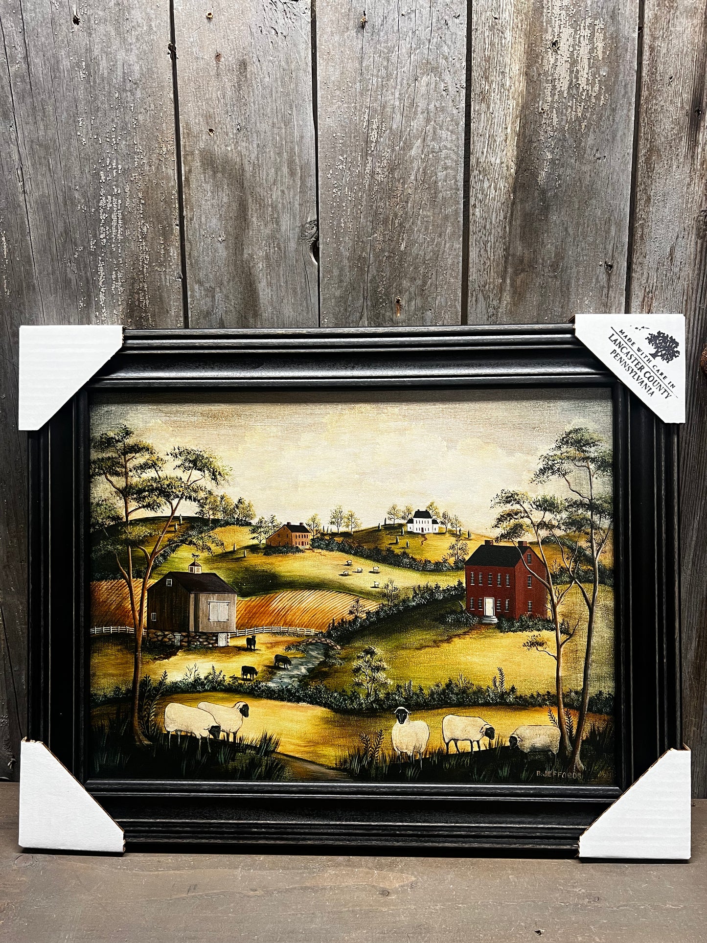 Framed Art, 12x16, GRAZING