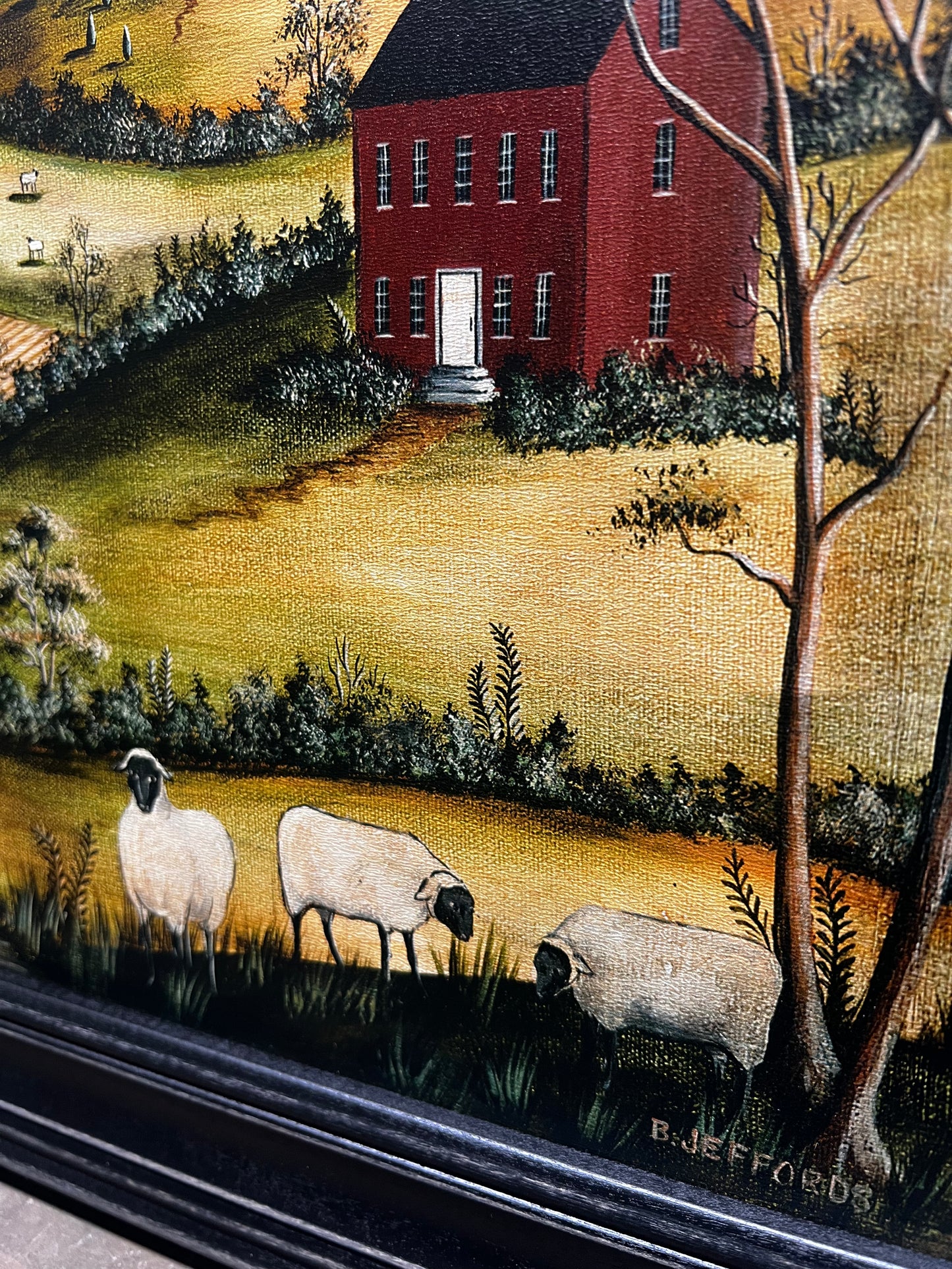 Framed Art, 12x16, GRAZING