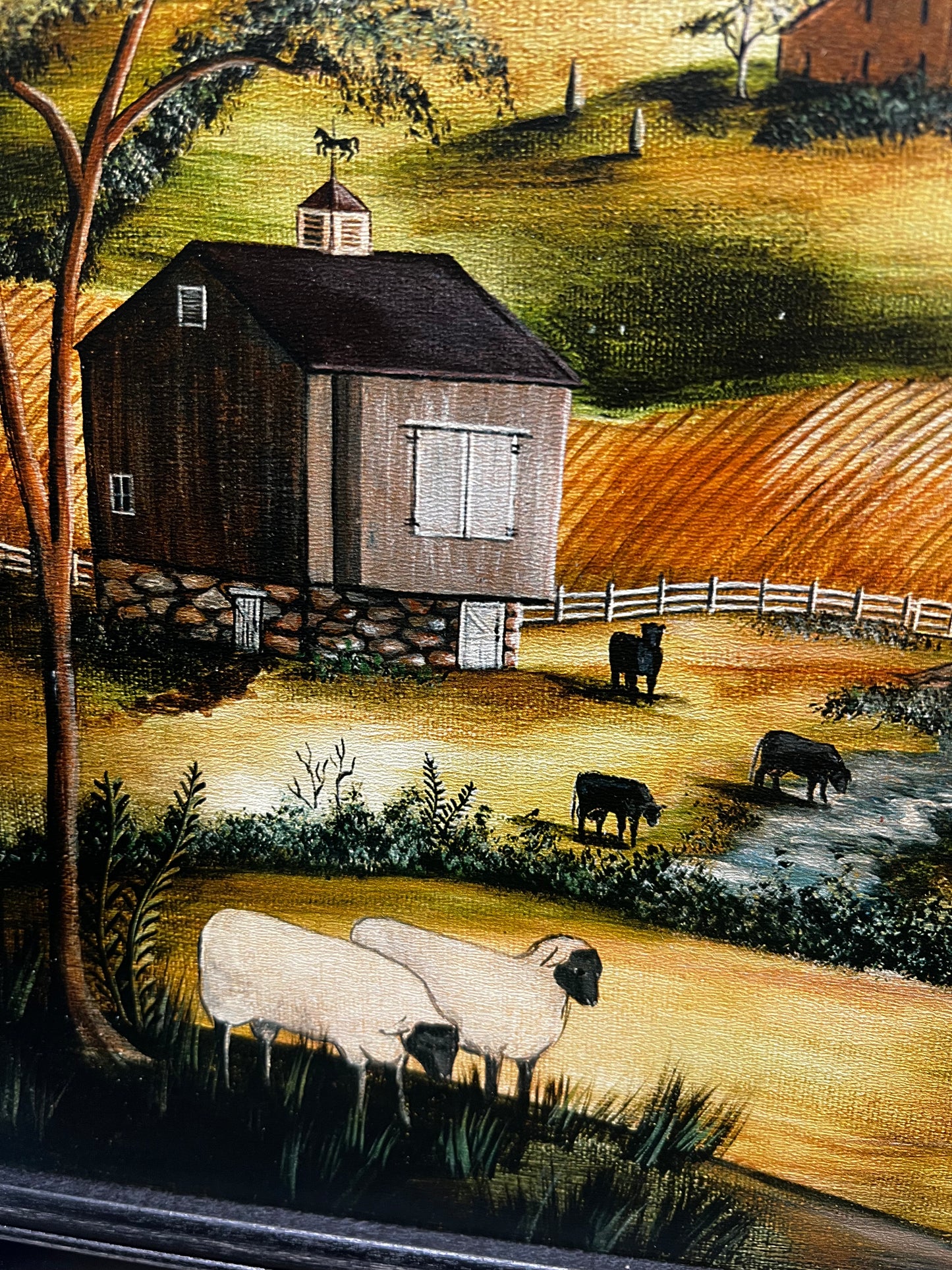 Framed Art, 12x16, GRAZING