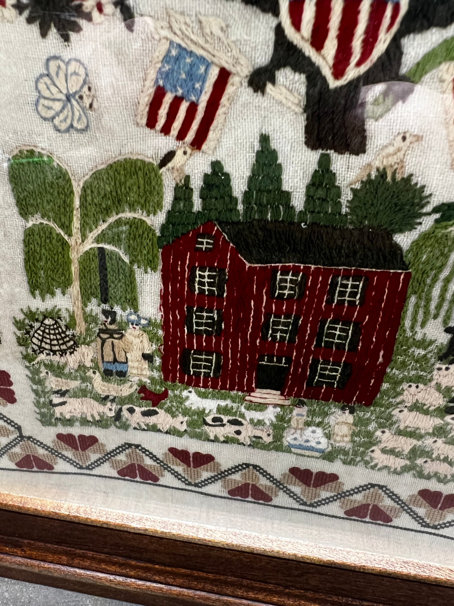 Print on Canvas, Framed, RACHEL KOHLER EMBROIDERY