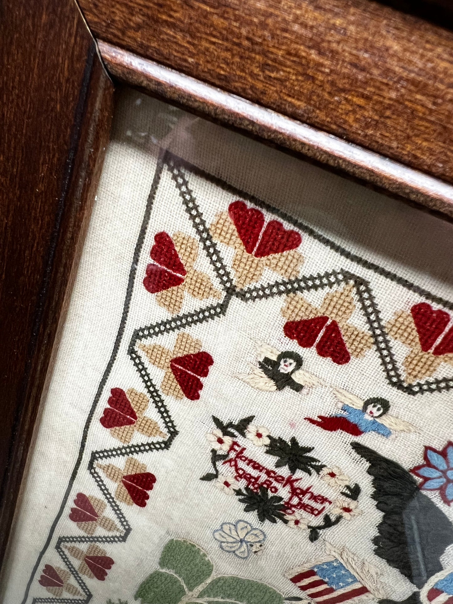 Print on Canvas, Framed, RACHEL KOHLER EMBROIDERY