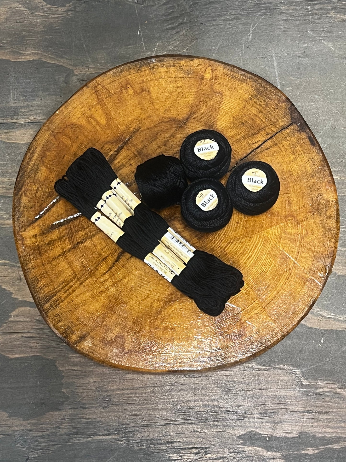 Thread, Old Tattered Flag, BLACK