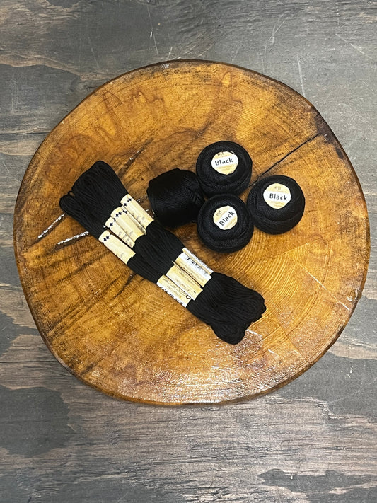 Thread, Old Tattered Flag, BLACK