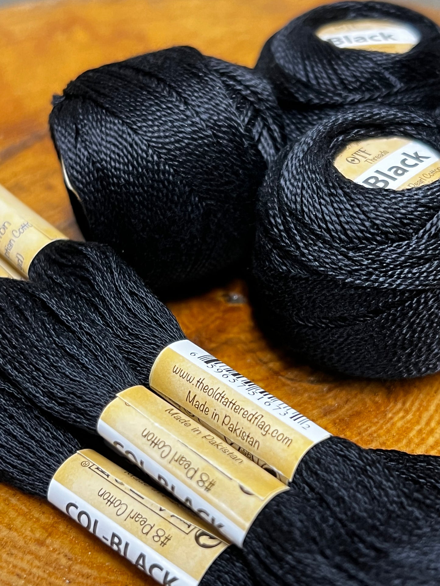 Thread, Old Tattered Flag, BLACK