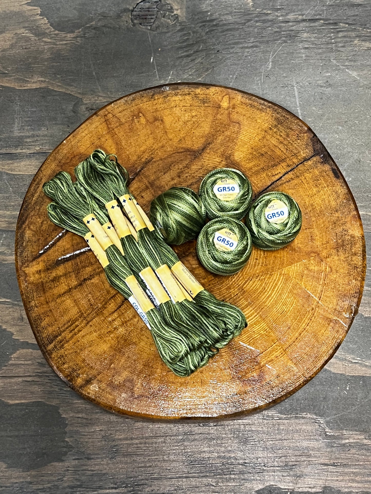 Thread, Old Tattered Flag, LEAFY GREEN
