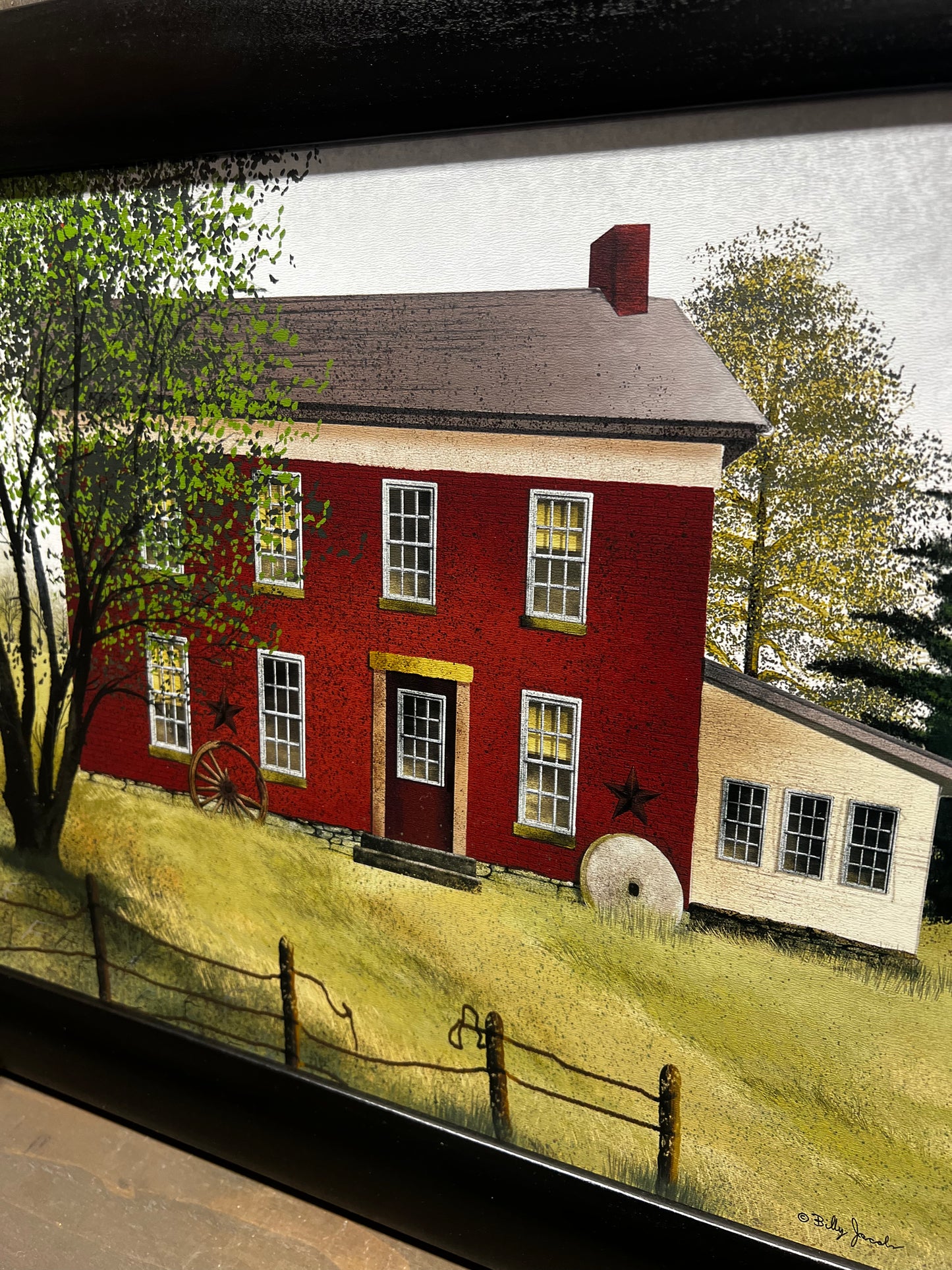 Framed Art, 12x16, BRICK FARMHOUSE