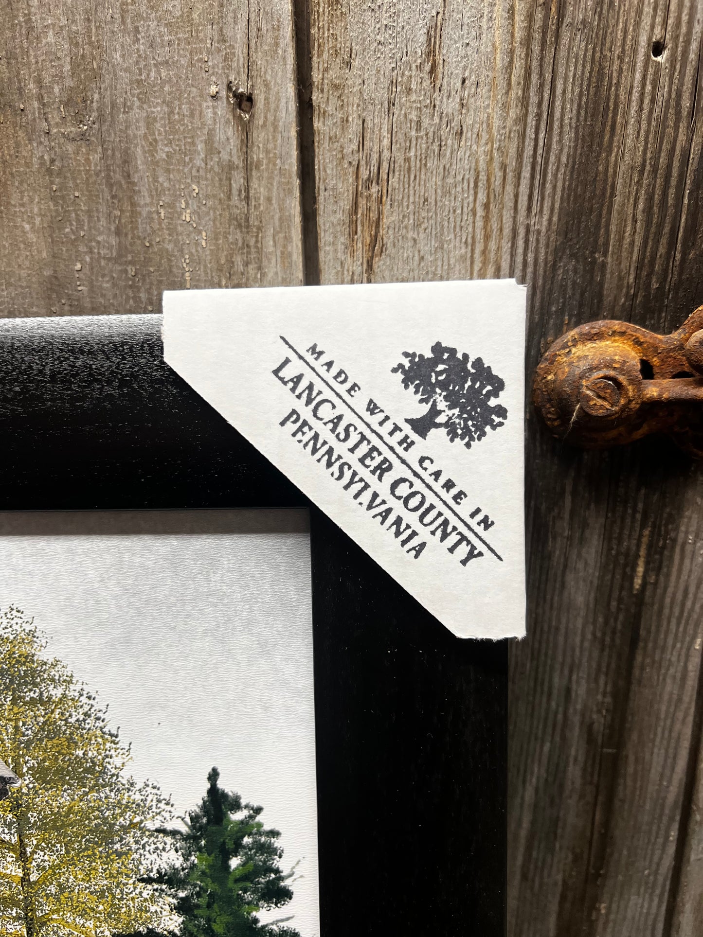 Framed Art, 12x16, BRICK FARMHOUSE