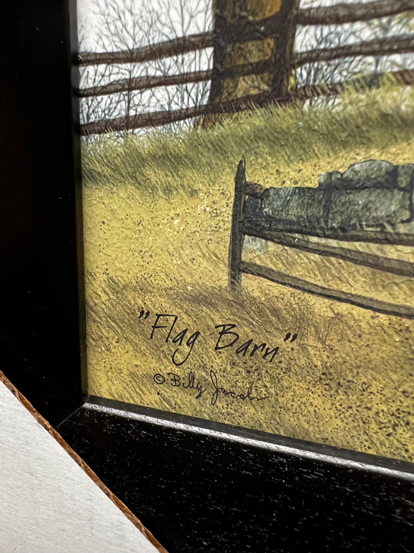 Framed Art, FLAG BARN