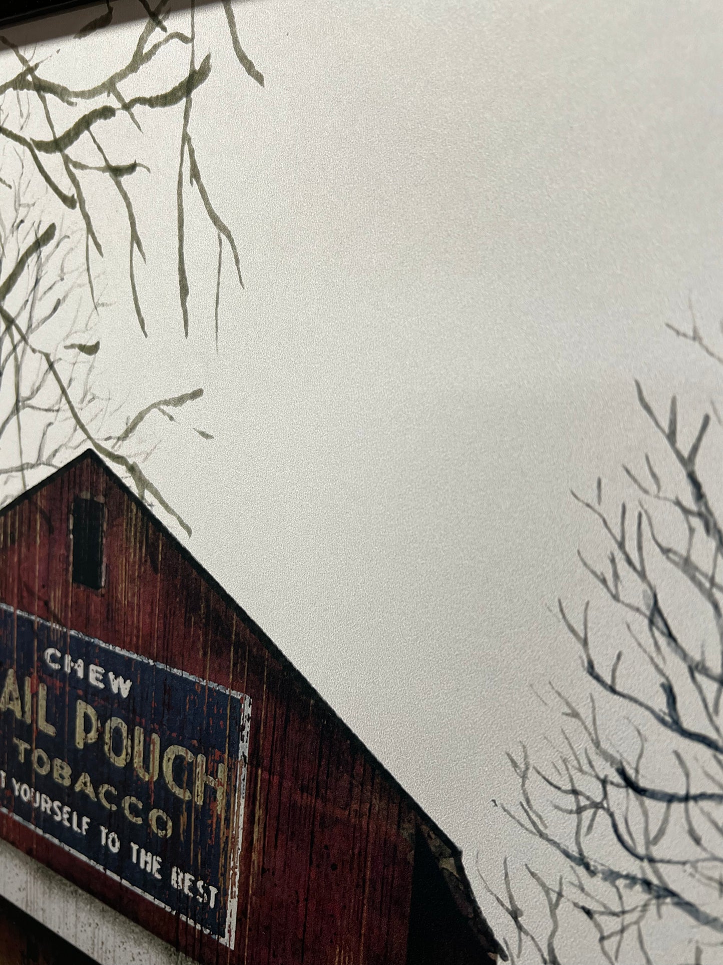 Framed Art, MAIL POUCH BARN