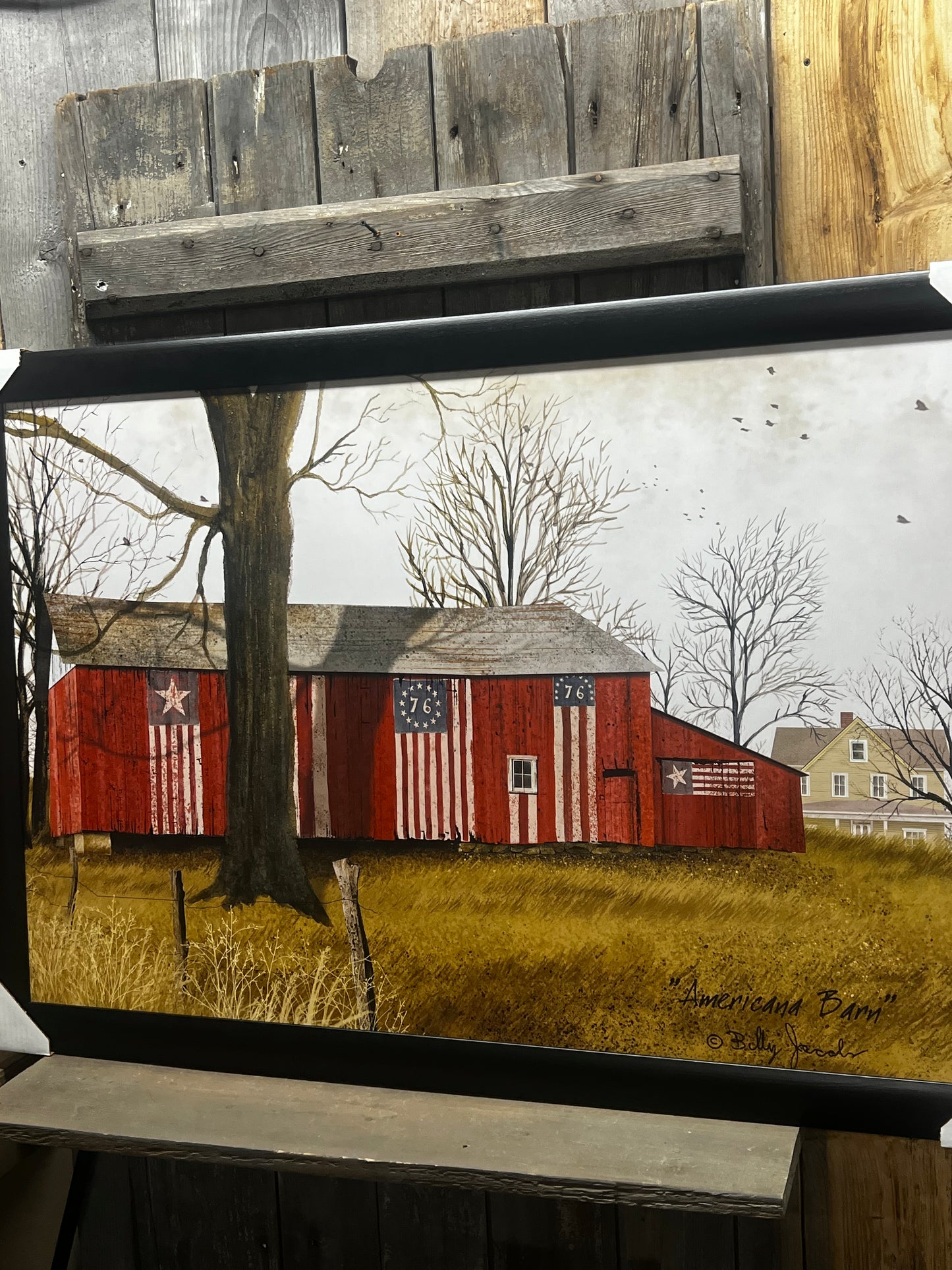 Framed Art, AMERICANA BARN