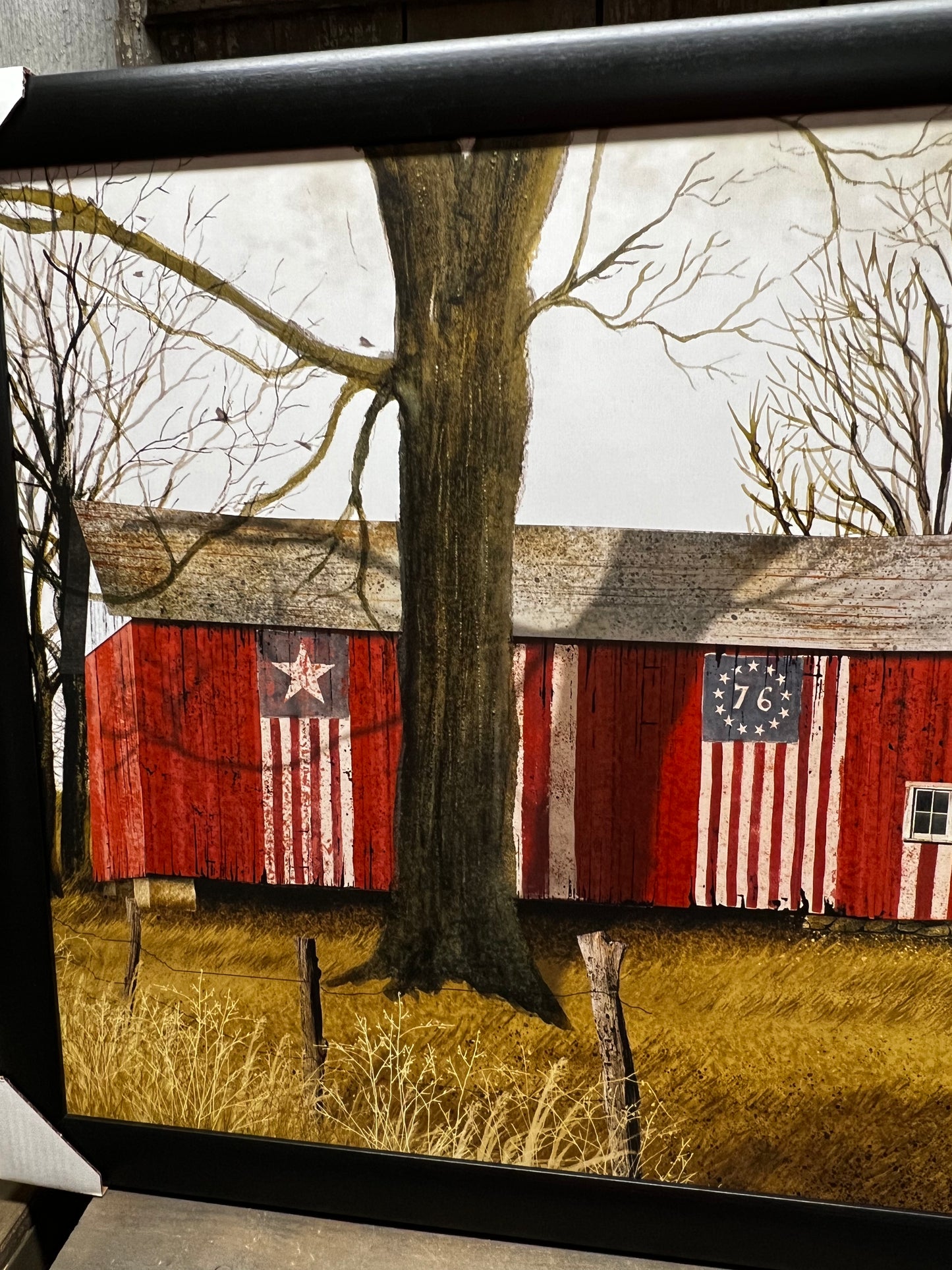 Framed Art, AMERICANA BARN