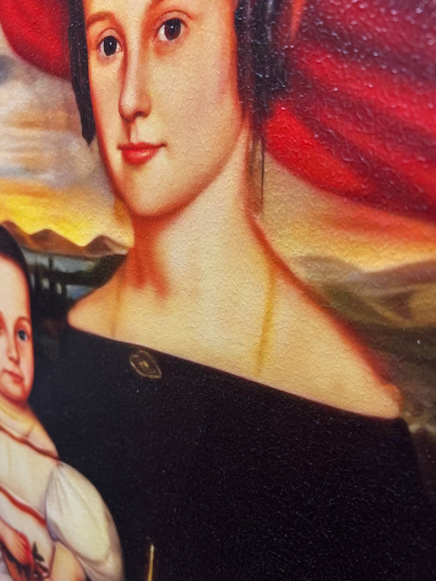 Framed Art, 16x20, MRS. MINER & DAUGHTER