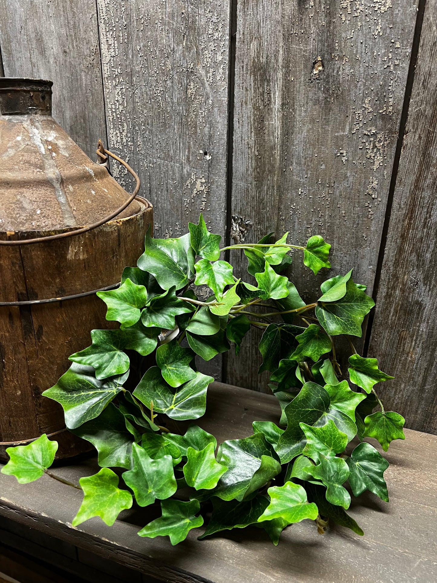 Candle Ring, 4.5", IVY