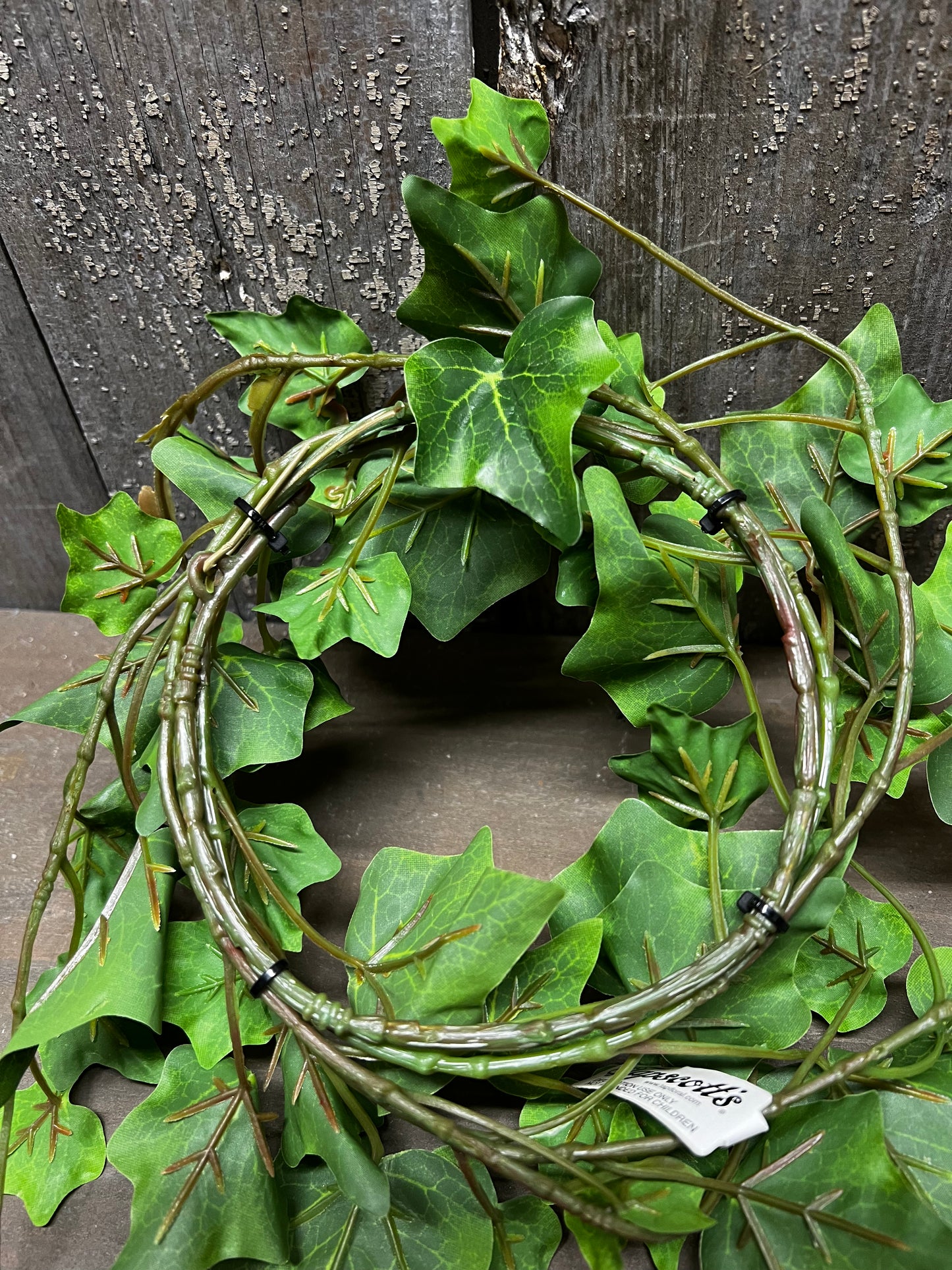 Candle Ring, 4.5", IVY