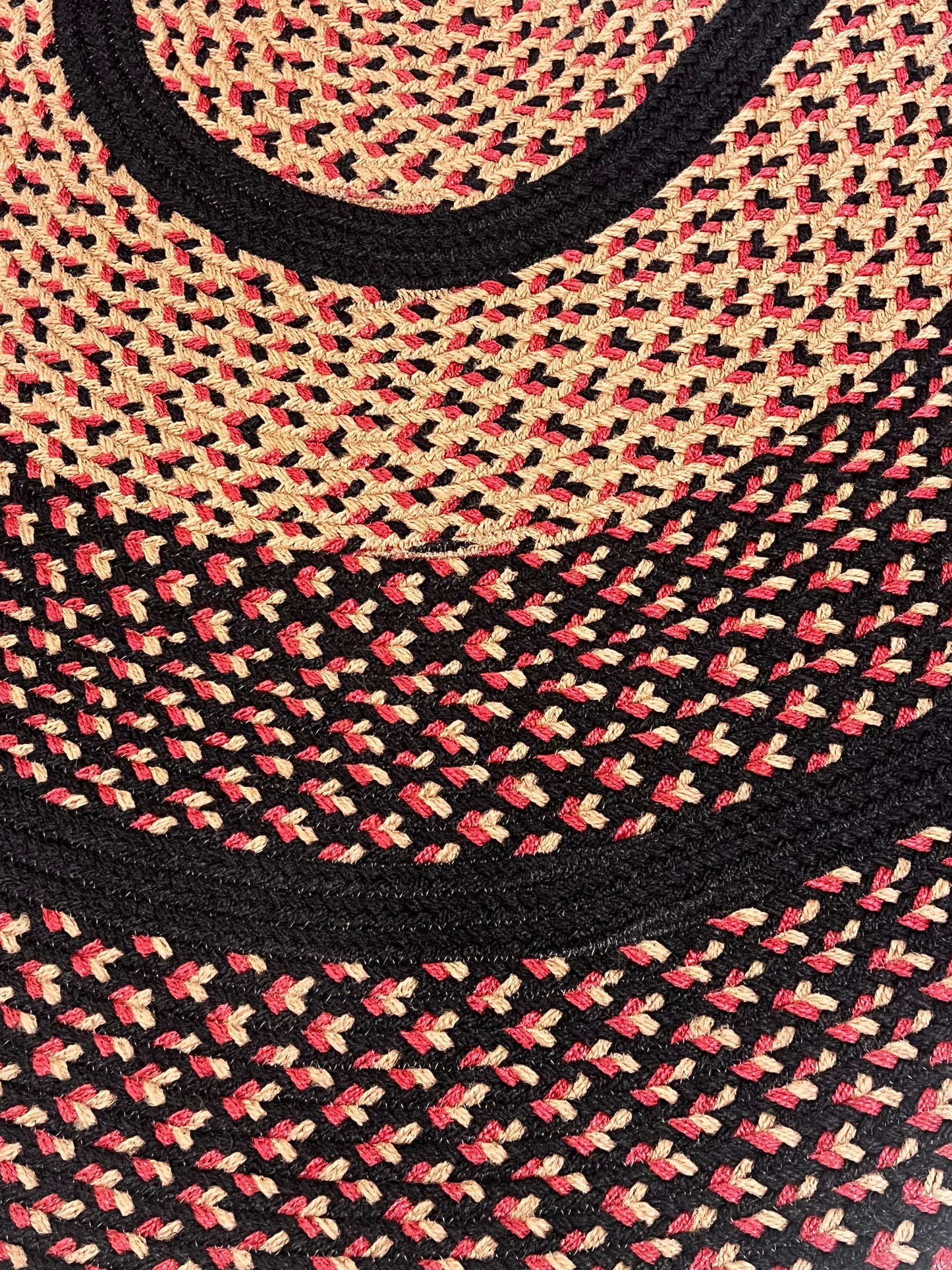 RED/BLACK/TAN, 5'X 8'