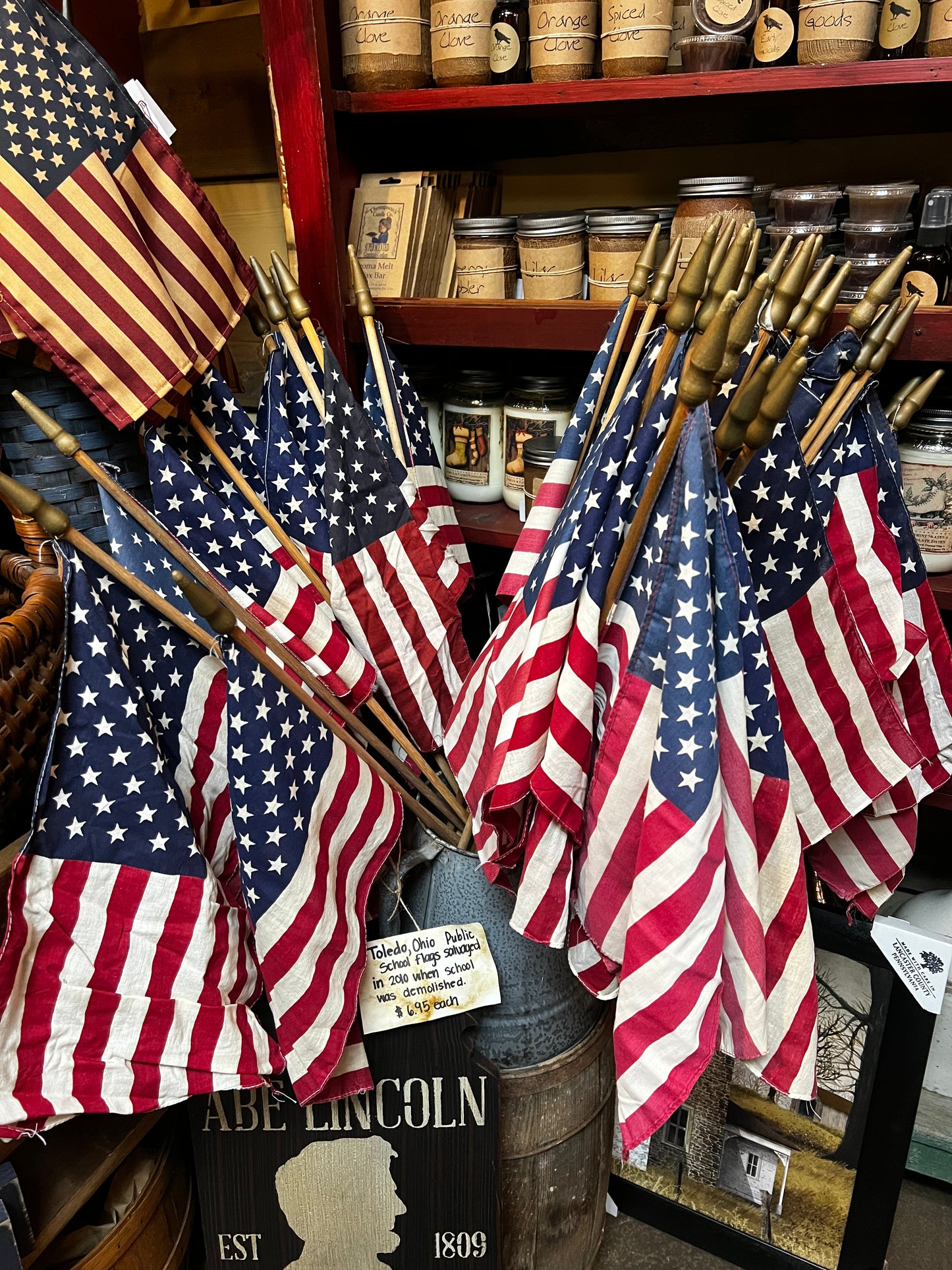 AMERICAN FLAGS, 32", Toledo School
