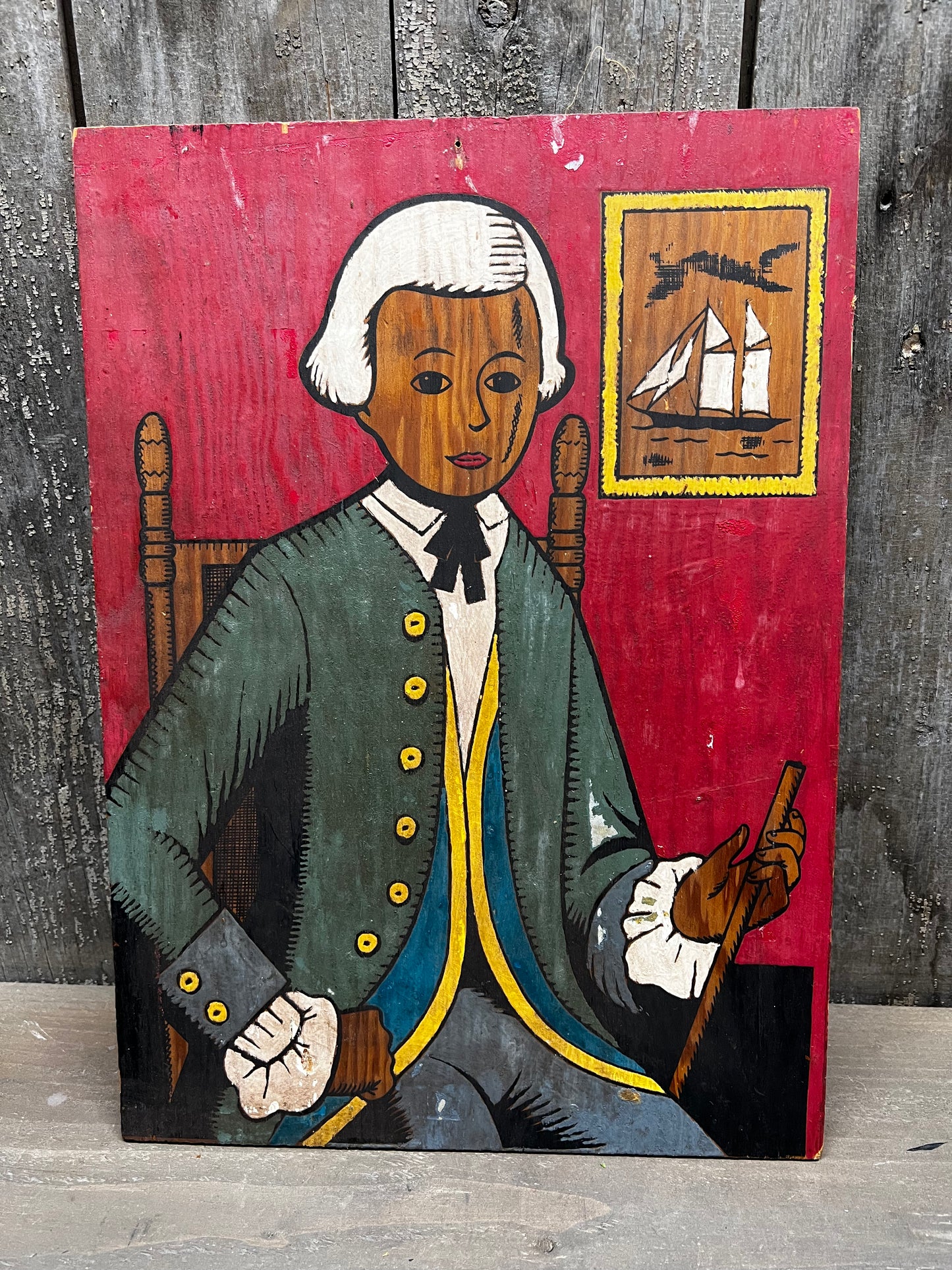 COLONIAL PAINTING, 10"x 14"