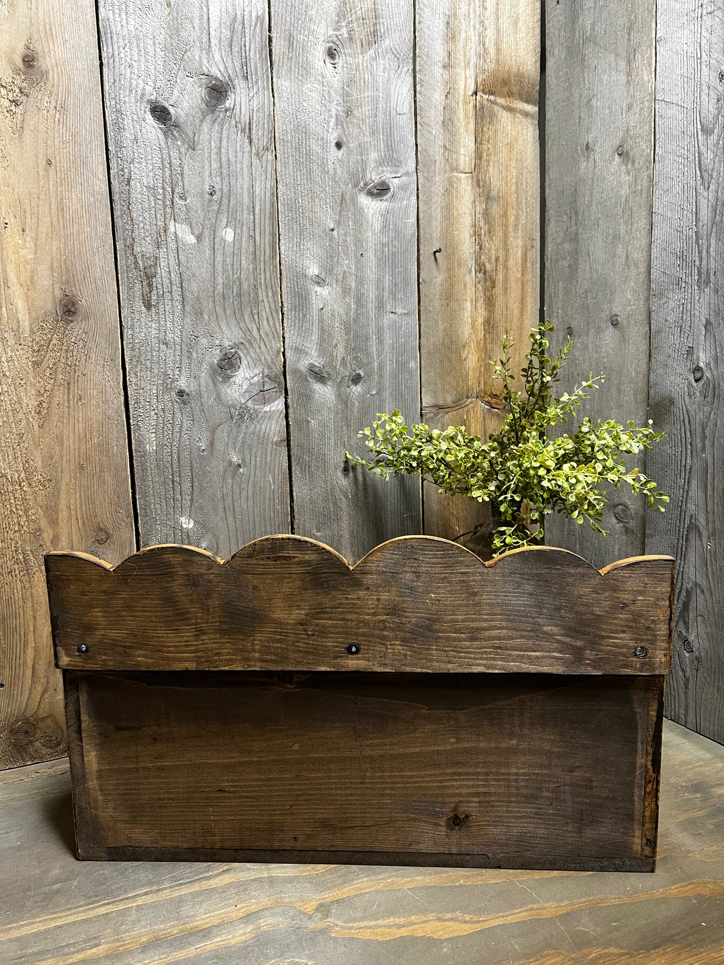 Table Box, Slanted, PUMPKIN W/ X PATTERN